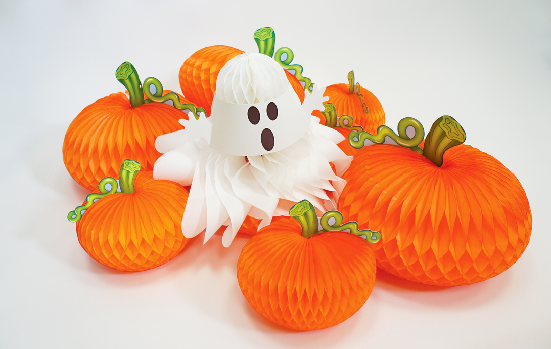 3D honeycomb decorations