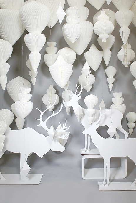 3D honeycomb decorations