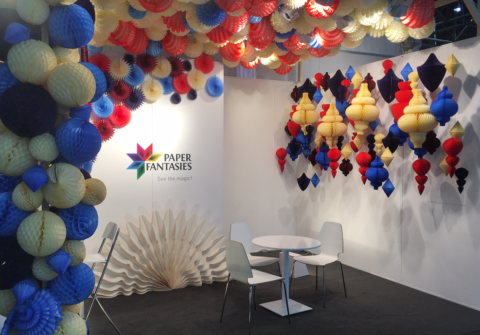 3D honeycomb decorations