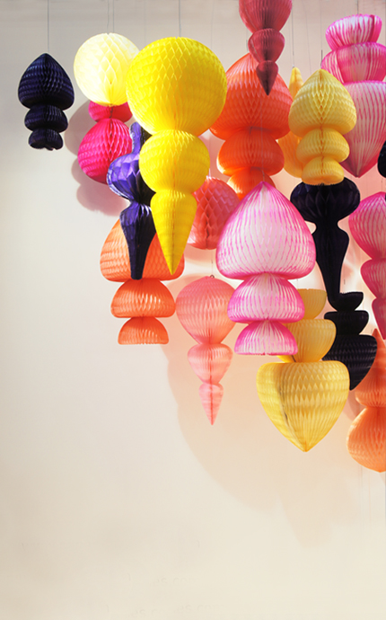 3D honeycomb decorations