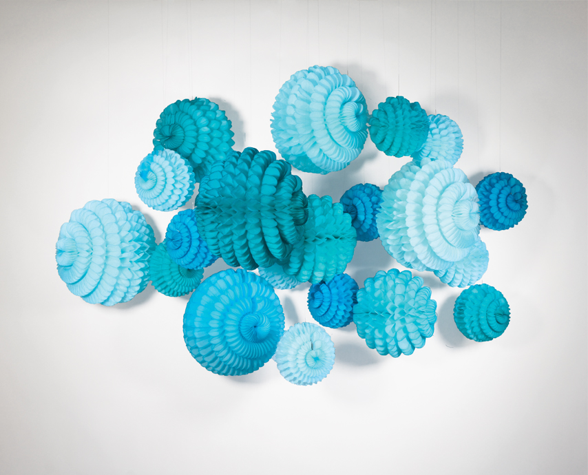 3D honeycomb decorations