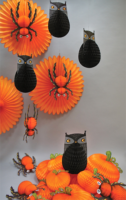 3D honeycomb decorations