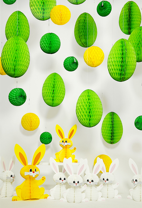 3D honeycomb decorations